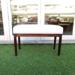 Nordic bench in rosewood. Nordic furniture in Porto. Vintage furniture in Porto. Furniture restoration in Porto.